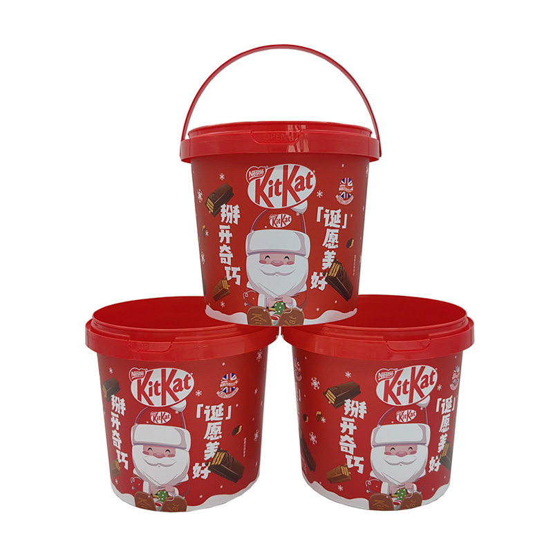PP plastic ice cream bucket