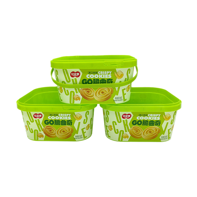 PP plastic injection paghuhulma square bucket