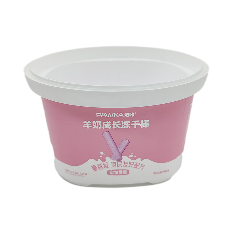 PP plastic square pail sa mold label